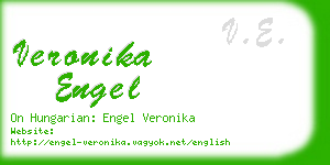 veronika engel business card